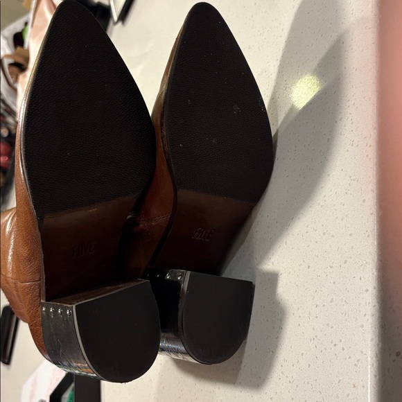 Frye Omaha Cognac Boots (8) - Picture 3 of 6